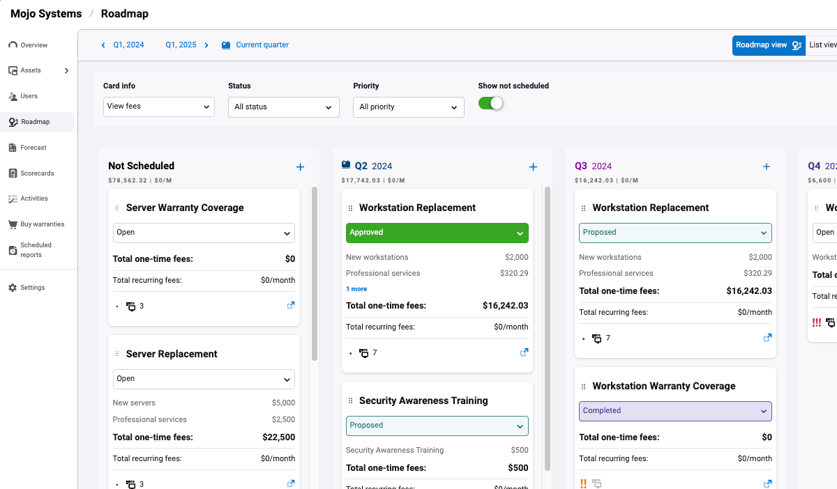 screenshot of ScalePad Lifecycle Manager